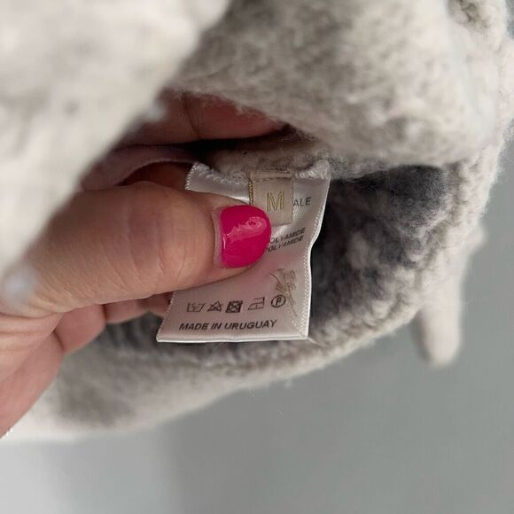 Vanessa Bruno Cardigan Womens Small Fair Isle Cottagecore Eclectic Grandpa Cozy - Picture 11 of 12